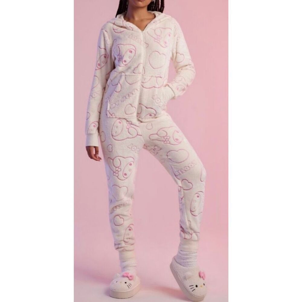 Forever 21 x Hello Kitty & Friends Melony Pajama Jumpsuit One Piece Girl's 8/10